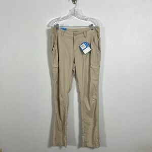Columbia Omni Shade UPF 30 Women's‎ Regular straight leg Size 12 tan pant